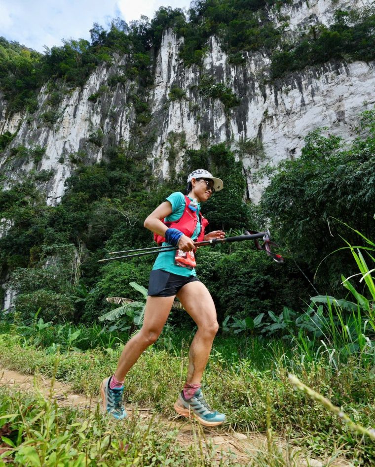 Trail marathon scenery